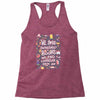 we lose ourselves in books Racerback Tank