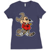 master mouse Ladies Fitted T-Shirt