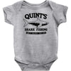 jaws cool shark Baby Bodysuit