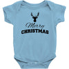 buck merry christmas Baby Bodysuit