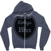 vintage Zipper Hoodie