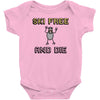 ski free and die Baby Bodysuit