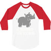 chubby unicorn rhino 3/4 Sleeve Shirt