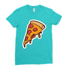 hot pizza Ladies Fitted T-Shirt