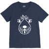 spacehopper ~ mens funny retro V-Neck Tee