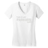 this is my parkour Women's V-Neck T-Shirt