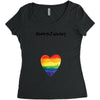 Worth The Wait Rainbow Women's Triblend Scoop T-shirt