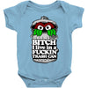 get a job, grouch! Baby Onesie