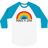 Peace &amp; Love 3/4 Sleeve Shirt