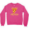 will plie for pizza Crewneck Sweatshirt