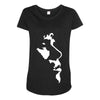 ian brown the stone roses indie music god Maternity Scoop Neck T-shirt