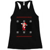 ugly super mario christmas Racerback Tank