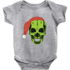 santa clous skeleton Baby Bodysuit