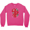mexico with roses Crewneck Sweatshirt