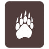 large bear paw print crew neck long sleeve Mousepad