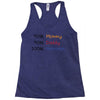 mommy daddy harrison baby name Racerback Tank