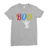 boo halloween Ladies Fitted T-Shirt