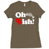 oh fish Ladies Fitted T-Shirt