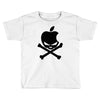 apple skull Toddler T-shirt