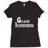 go away, i'm introverting Ladies Fitted T-Shirt