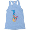 sax addict saxophone Racerback Tank