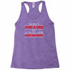 its not just a dog youre just an idiot Racerback Tank