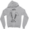 some bunny loves me Zipper Hoodie