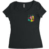 Flower Pocket Women's Triblend Scoop T-shirt