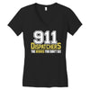911 dispatcher heroes Women's V-Neck T-Shirt