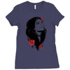 girl roses Ladies Fitted T-Shirt