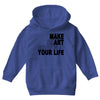 make smart choicees in your life Youth Hoodie