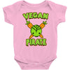 vegan pirate Baby Bodysuit
