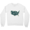 periodic table of the states Crewneck Sweatshirt