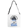 Some Girls Love Diamonds This Girl Loves Balls Adjustable Strap Totes