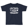 I Love Someone with Lung Cancer to The Moon and Back to Infinity Toddler T-shirt