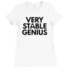 Very Stable Genius Ladies Fitted T-Shirt