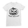 happy halloween Ladies Fitted T-Shirt