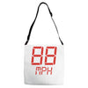 back to the future movie inspired tshirt Adjustable Strap Totes
