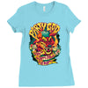 party god (red) Ladies Fitted T-Shirt