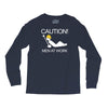 caution men at work Long Sleeve Shirts