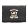 Super Cool Papa Of A Freaking Awesome Granddaughter Accessory Pouches