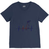 my heart beats for parrots V-Neck Tee