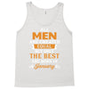 All Men Are Created Equal But Only The Best Are Born In January Tank Top