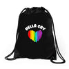 Hella Gay Drawstring Bags