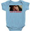 Life Is Boring Baby Bodysuit