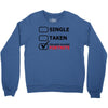 too busy playing fortnite (black) Crewneck Sweatshirt
