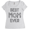 best mom ever Women's Triblend Scoop T-shirt