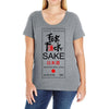 fuck sake Ladies Curvy T-Shirt