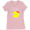 Mrs. Pacman Ladies Fitted T-Shirt