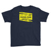 danger danger friend zone funny slogan Youth Tee